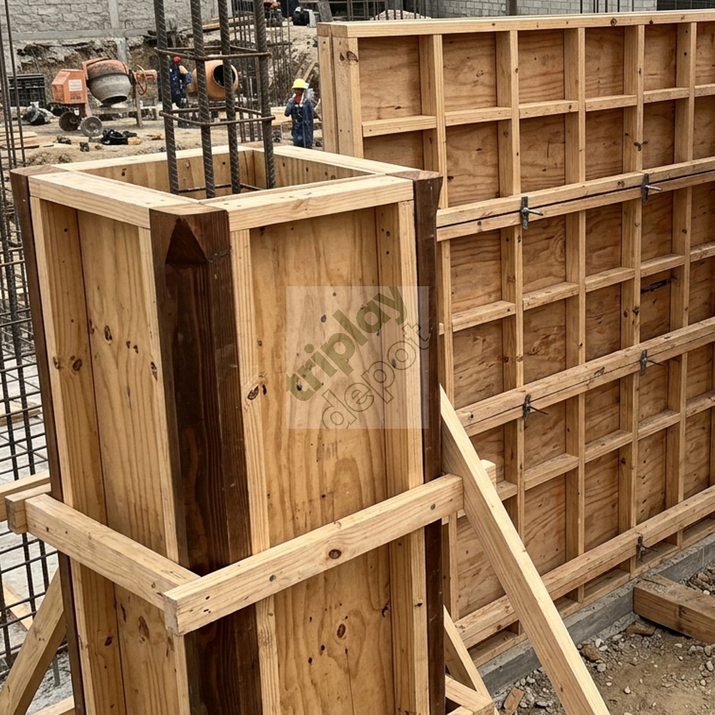 Preguntas frecuentes sobre cimbra: diferencia entre polín y barrote, y aplicación técnica del chaflán de madera