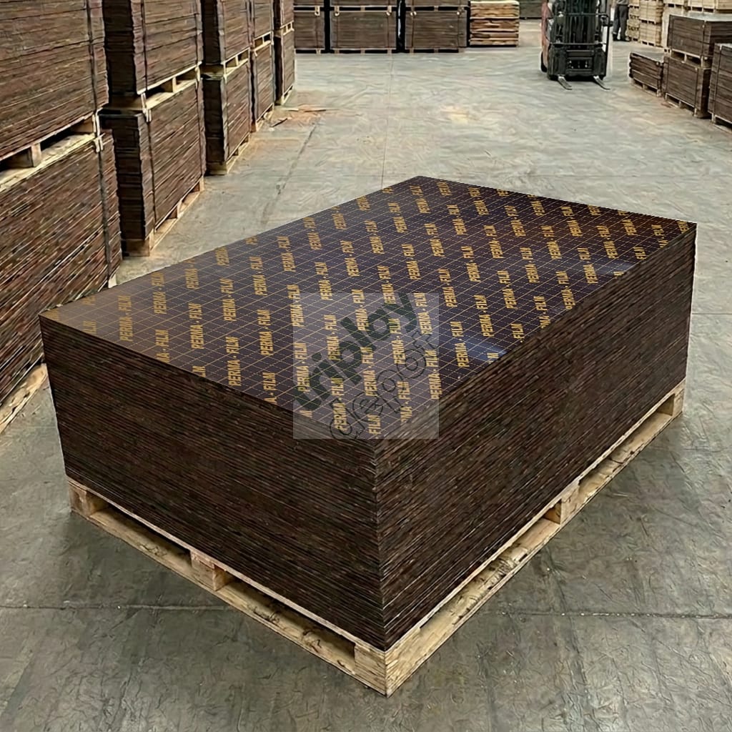 Triplay Coverplay Film Faced Plywood de alta calidad en bodega listo para suministro de cimbra en México