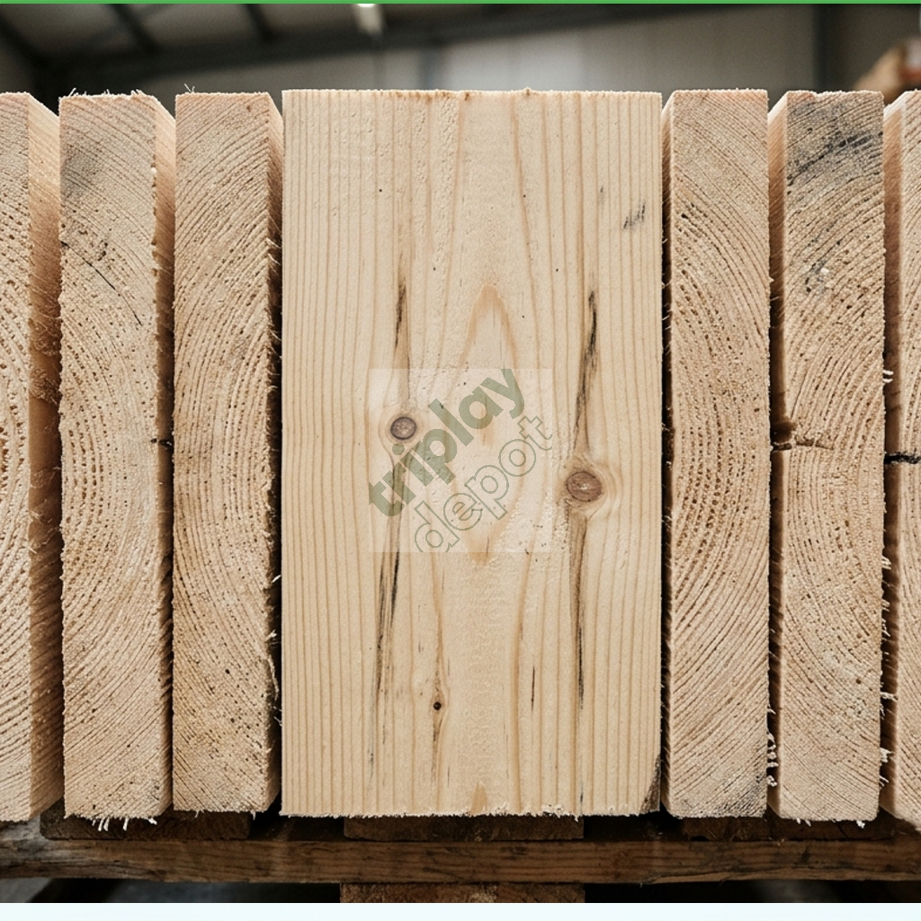 Textura detallada de madera de pino de alta densidad para uso estructural y carpintería