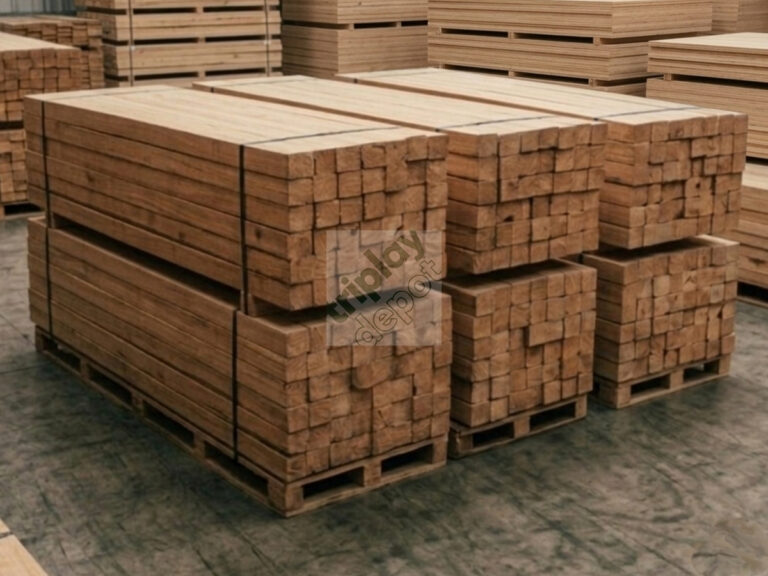 Venta de polines de madera de pino para cimbra en obra negra