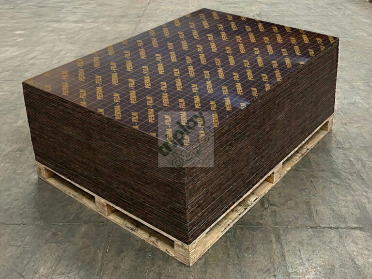 Triplay film face fenólico de 18mm para cimbra de alta reutilización y acabado de concreto espejo