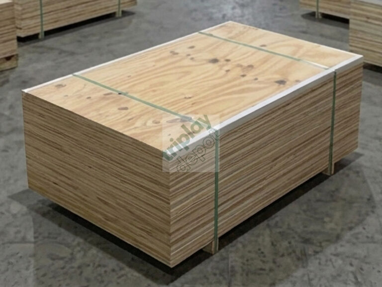 Venta de triplay de pino de tercera categoría para cimbras rústicas y tarimas