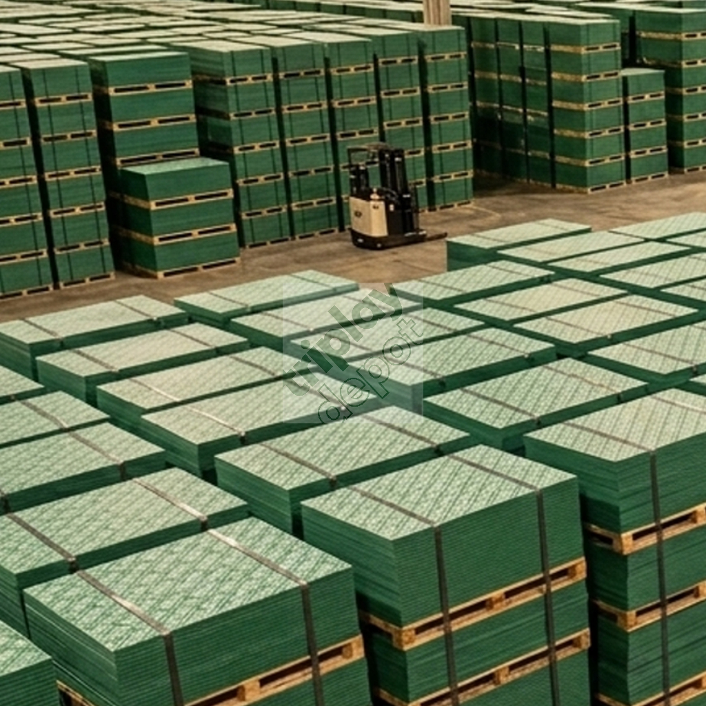 Paquetes de Panel PP Tech en almacén listos para entrega inmediata en proyectos de infraestructura